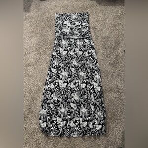 VENUS Monochrome Floral Pattern Dress